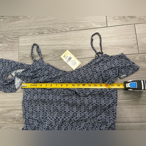 Rewind| Boho Maxi Dress in High-Low Style, Size XXL•••Navy Tones NWT - Picture 11 of 11